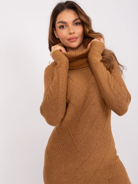 Sukienka PM-SK-PM-3802.37X camelowy L/XL Sukienka PM-SK-PM-3802.37X camelowy L/XL