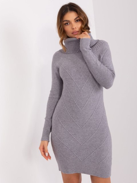 Sukienka PM-SK-PM-3802.37X szary M/L Sukienka PM-SK-PM-3802.37X szary M/L