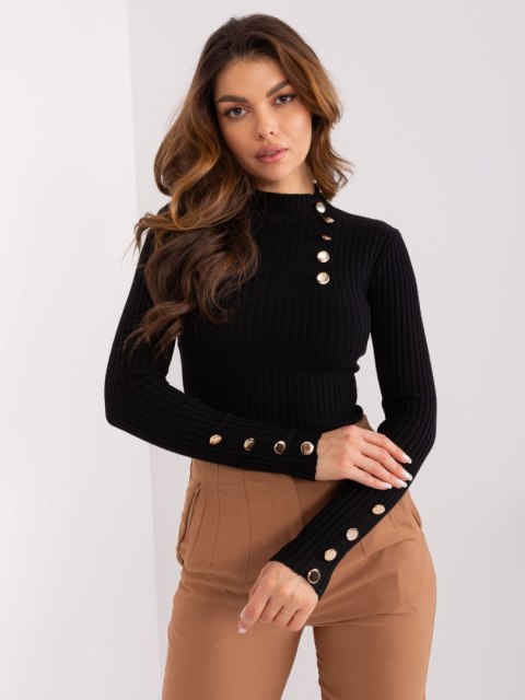 Sweter PM-SW-PM-3217.08 czarny M/L Sweter PM-SW-PM-3217.08 czarny M/L