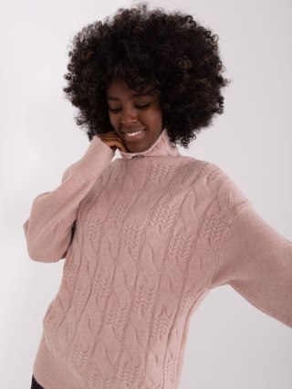 Sweter AT-SW-23401.97P ciemny różowy