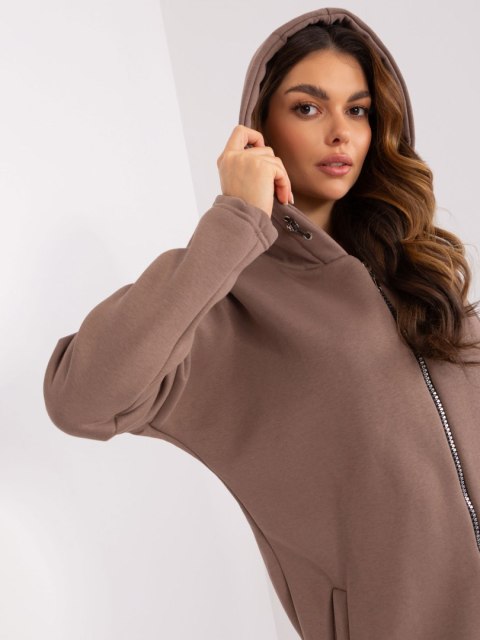 Bluza RV-BL-4858-2.97P brązowy L/XL