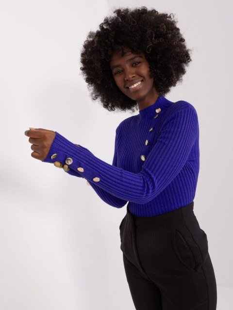 Sweter PM-SW-PM-3217.08 kobaltowy S/M Sweter PM-SW-PM-3217.08 kobaltowy S/M