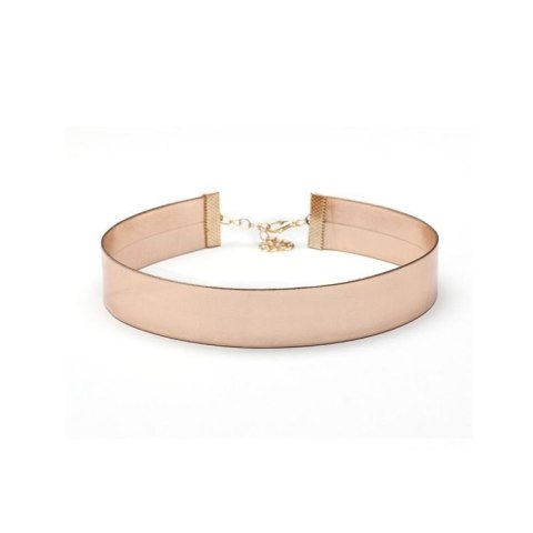 NASZYJNIK CHOKER METALICZNY - RÓŻOWE ZŁOTO - N468RZ NASZYJNIK CHOKER METALICZNY - RÓŻOWE ZŁOTO - N468RZ