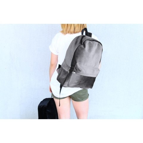 Plecak aksamitny VELVET SZARY PL33SZ Plecak aksamitny VELVET SZARY PL33SZ