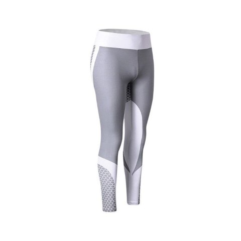Sportowe Legginsy Fitness Trening Szare L LEG21L Sportowe Legginsy Fitness Trening Szare L LEG21L