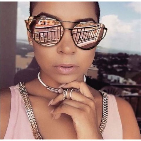 Okulary GLAM CAT EYE ROSE GOLD NEW OK21WZ21 Okulary GLAM CAT EYE ROSE GOLD NEW OK21WZ21
