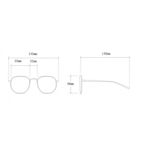 Okulary przeciwsłoneczne unisex romb OK208BR Okulary przeciwsłoneczne unisex romb OK208BR
