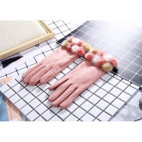 RĘKAWICZKI GLAM FUTRO PIK REK112R RĘKAWICZKI GLAM FUTRO PIK REK112R