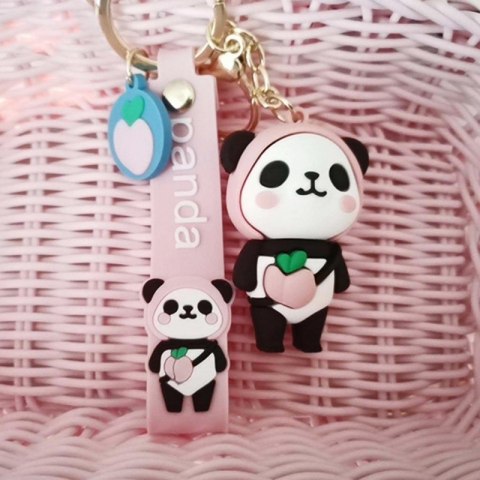 Brelok do kluczy Panda pink BRL86 Brelok do kluczy Panda pink BRL86