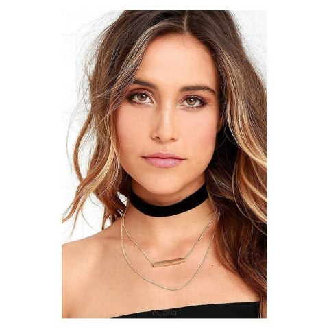 Naszyjnik Kolia Choker potrójny biżuteria sztuczna N360 Naszyjnik Kolia Choker potrójny biżuteria sztuczna N360