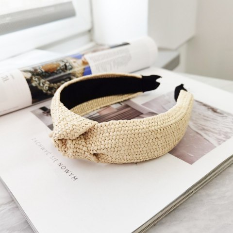 Opaska turban wiklinowa pleciona O286K Opaska turban wiklinowa pleciona O286K