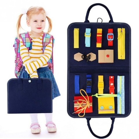 Organizer z filcu Mata edukacyjna teczka zamykana dla dzieci ORM05 Organizer z filcu Mata edukacyjna teczka zamykana dla dzieci ORM05