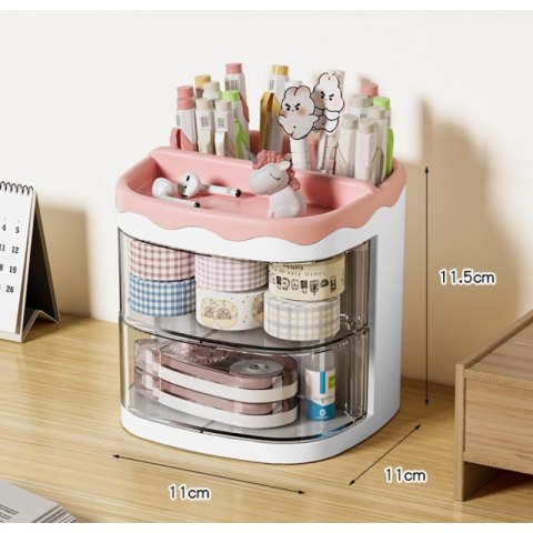 Szkatułka organizer niebieski z szufladkami CB30N Szkatułka organizer niebieski z szufladkami CB30N