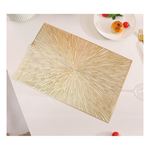 Podkładka na stół 45x30 cm złota ażur MP14 Podkładka na stół 45x30 cm złota ażur MP14
