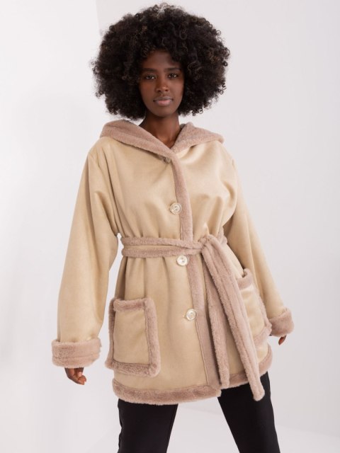 Kurtka LK-KR-509459.96P beżowy M/L Kurtka LK-KR-509459.96P beżowy M/L