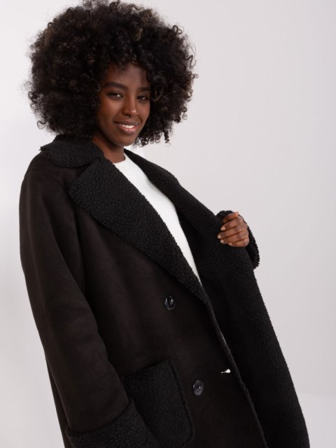 Płaszcz LK-PL-509460.00P czarny S/M Płaszcz LK-PL-509460.00P czarny S/M