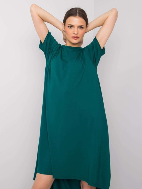 Sukienka RV-SK-R4889.09 ciemny zielony L/XL Sukienka RV-SK-R4889.09 ciemny zielony L/XL