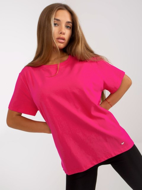 T-shirt RV-TS-8047.57P fuksjowy L/XL