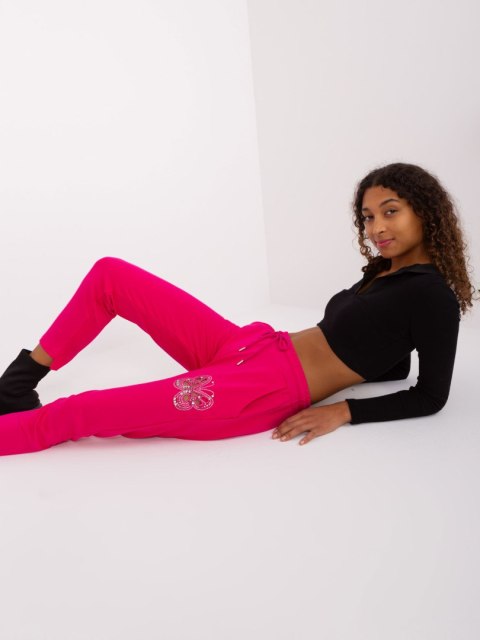 Spodnie dresowe RV-DR-8835.10 fuksjowy L/XL Spodnie dresowe RV-DR-8835.10 fuksjowy L/XL