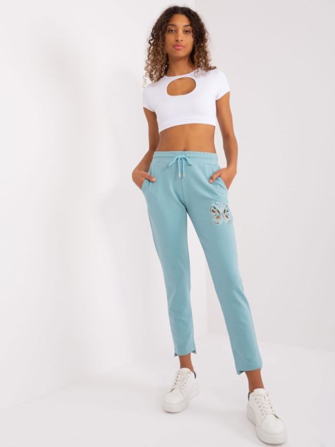 Spodnie dresowe RV-DR-8835.10 pistacjowy L/XL Spodnie dresowe RV-DR-8835.10 pistacjowy L/XL