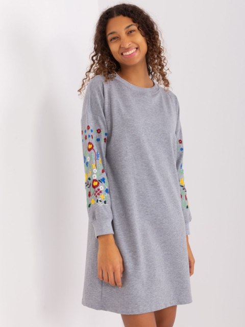 Sukienka RV-SK-8979.94P szary L/XL Sukienka RV-SK-8979.94P szary L/XL