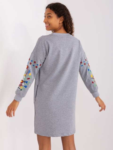 Sukienka RV-SK-8979.94P szary L/XL Sukienka RV-SK-8979.94P szary L/XL