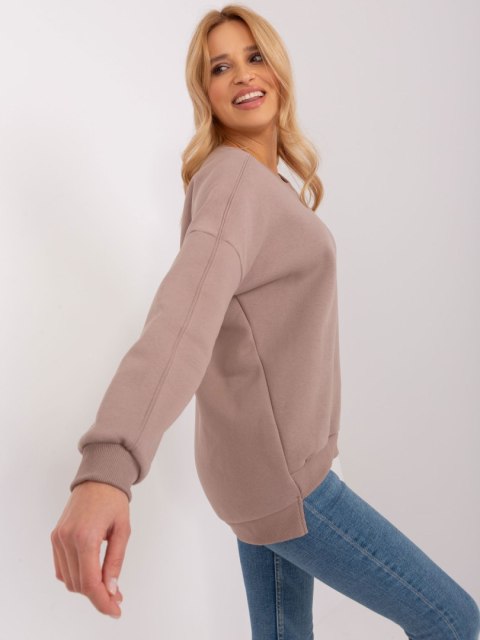 Bluza RV-BL-8261.51 ciemny bezowy Bluza RV-BL-8261.51 ciemny bezowy