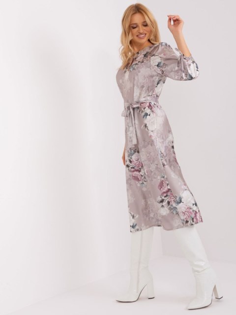 Sukienka LK-SK-509374.22 ciemny bezowy L/XL Sukienka LK-SK-509374.22 ciemny bezowy L/XL