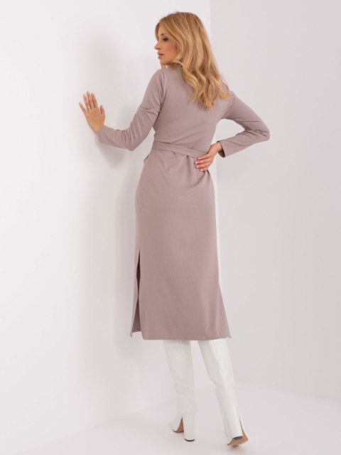 Sukienka LK-SK-509456.99 ciemny bezowy L/XL Sukienka LK-SK-509456.99 ciemny bezowy L/XL