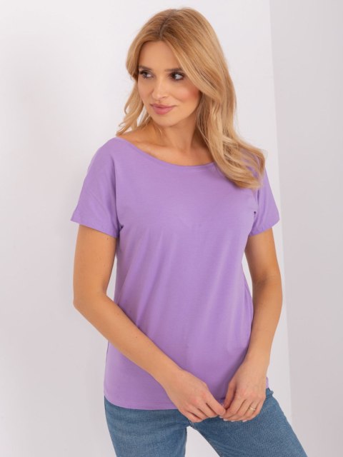 T-shirt RV-TS-4662.99 jasny fioletowy XS