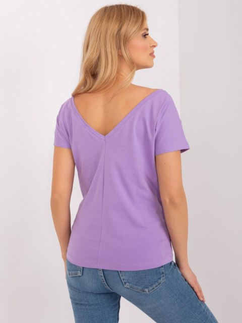 T-shirt RV-TS-4662.99 jasny fioletowy XS