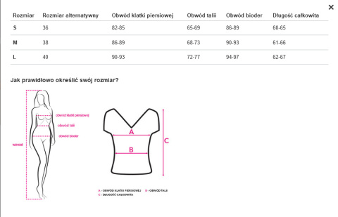 T-shirt koszulka basic z dekoltem fuksjowy M T-shirt koszulka basic z dekoltem fuksjowy M
