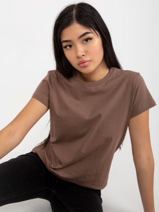 T-shirt RV-TS-4623.40 brązowy XS