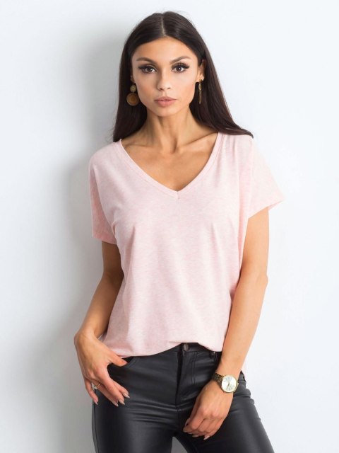 T-shirt RV-TS-4832.02P jasny różowy L