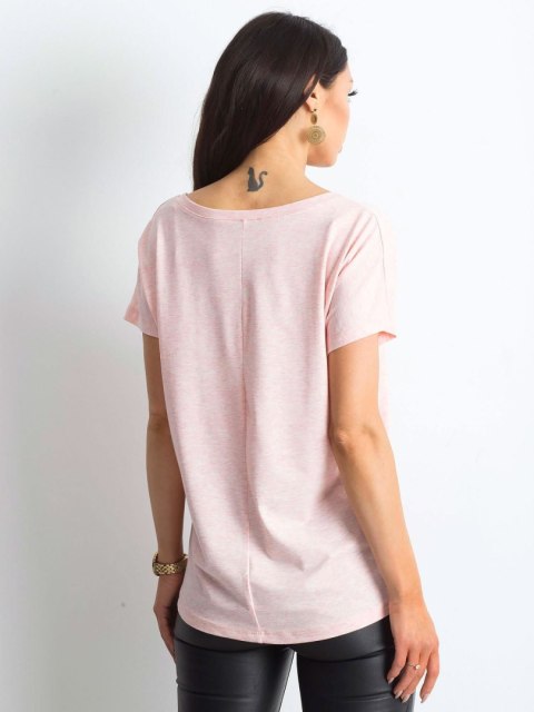 T-shirt RV-TS-4832.02P jasny różowy S