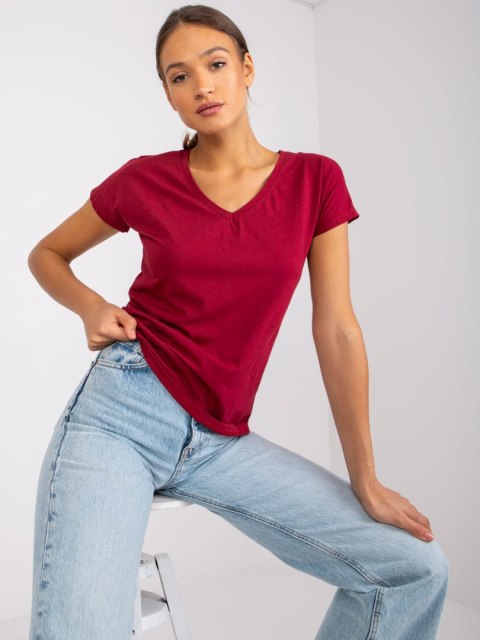 T-shirt RV-TS-4832.16P bordowy XL