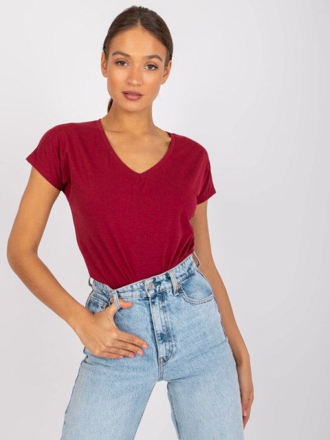T-shirt RV-TS-4832.16P bordowy XL