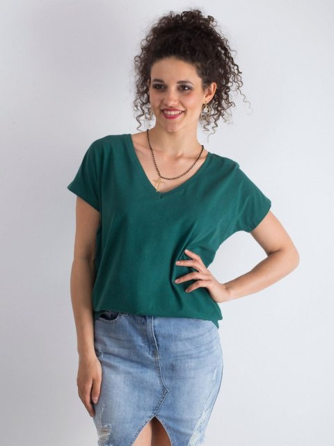 T-shirt RV-TS-4832.35P ciemny zielony M
