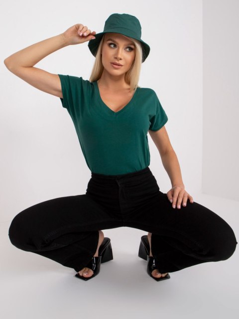 T-shirt RV-TS-4832.35P ciemny zielony M