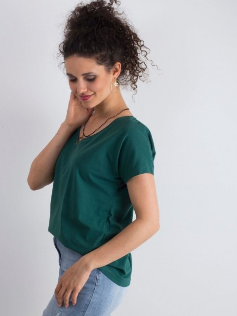 T-shirt RV-TS-4832.35P ciemny zielony M