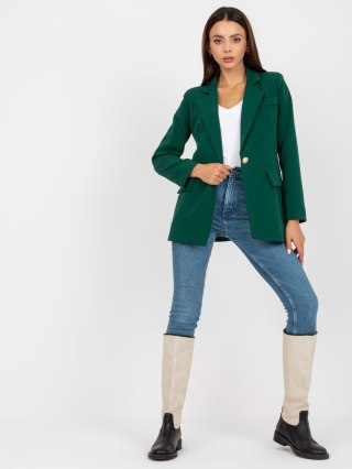 Marynarka DHJ-MA-15556.22X ciemny zielony 2XL