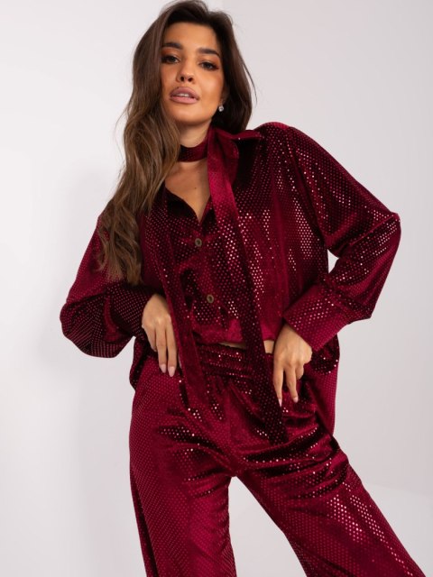 Komplet LK-KMPL-509498.08 bordowy L/XL Komplet LK-KMPL-509498.08 bordowy L/XL