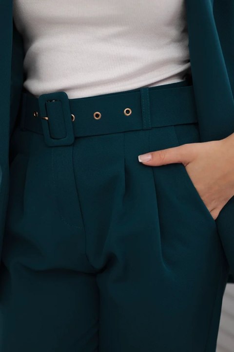 Komplet elegancki marynarki ze spodniami morski Komplet elegancki marynarki ze spodniami morski