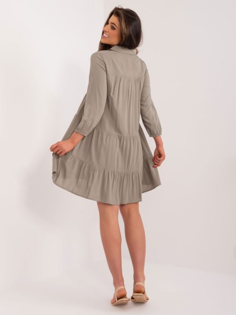 Sukienka D73761Z30425A khaki L Sukienka D73761Z30425A khaki L