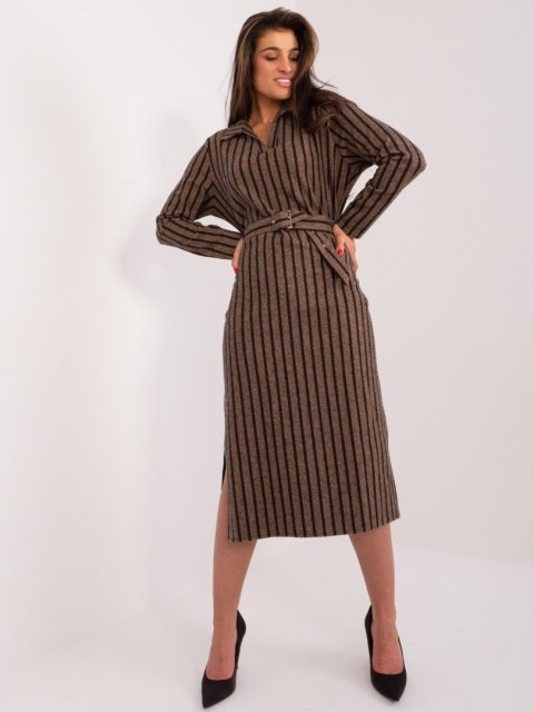 Sukienka LK-SK-509479.41 camelowy S/M Sukienka LK-SK-509479.41 camelowy S/M