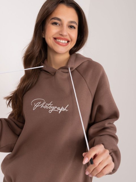 Bluza RV-BL-8371.30 brązowy Bluza RV-BL-8371.30 brązowy