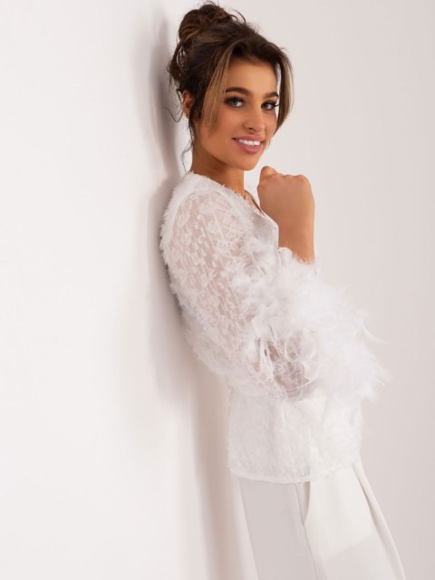 Bluzka LK-BZ-509522-1.20 biały L/XL Bluzka LK-BZ-509522-1.20 biały L/XL