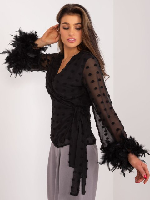 Bluzka LK-BZ-509522.30 czarny L/XL Bluzka LK-BZ-509522.30 czarny L/XL
