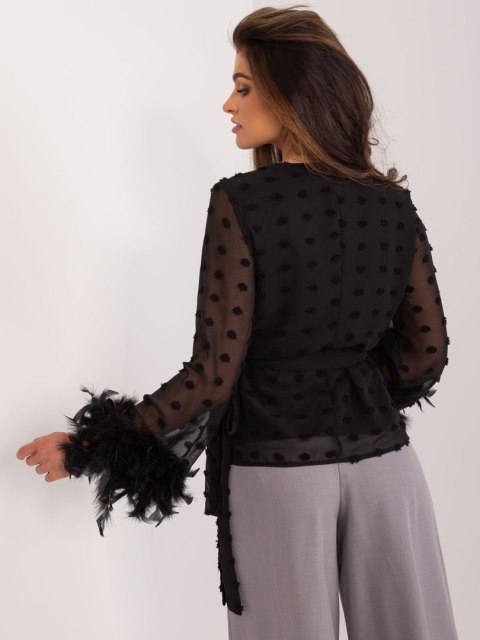 Bluzka LK-BZ-509522.30 czarny S/M Bluzka LK-BZ-509522.30 czarny S/M
