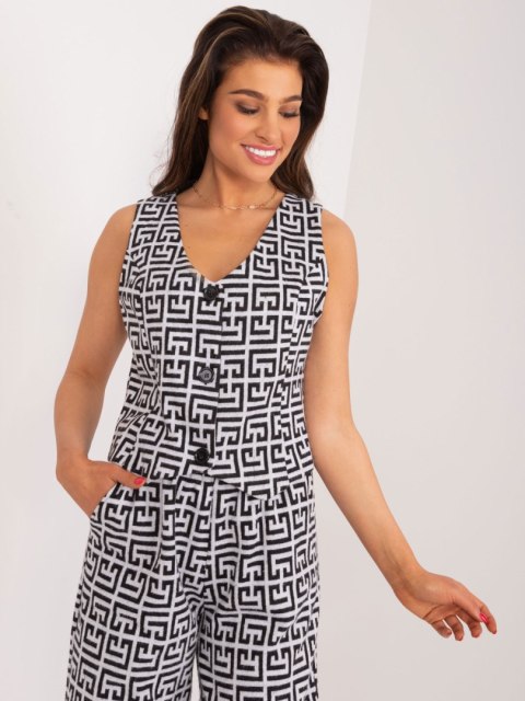 Kamizelka LK-KZ-509564.06 szaro-czarny S/M Kamizelka LK-KZ-509564.06 szaro-czarny S/M